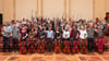 Dank der Verbindungen des Rotary Clubs spielt das Orchester in Sigmaringen.