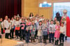 Mehr als 120 Kinder traten beim Musiknachmittag in Ummendorf auf und zeigten unter anderem an den Flöten, Saxophonen und Tubas ihr Können.