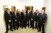  Bei der Jahreshauptversammlung der Hüttlinger Feuerwehr wurden zahlreiche Aktive für ihren langjährigen Einsatz ausgezeichnet, darunter auch Kommandant Franz Jörg und Gebhard Wiedermann (Mitte).