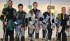  Die Schützen des SV Fenken liegen – angeführt vom australischen Olympiateilnehmer Dane Sampson (links) – in der 2. Luftgewehr-Bundesliga auf Platz eins.