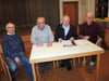  Karl-Heinz Hartmann (von links), Georg Schuler, Hans-Werner Münch und Franz Dreher bilden die Vorstandschaft im Liederkranz.