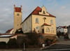  Der Turm von St. Jakobus und Pelagius in Laupertshausen wird saniert.