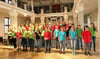  60 Kinder und Jugendliche kamen beim Chorschulungswochenende an die Landesakademie nach Ochsenhausen.