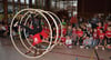  Auch die Rhönrad-Gruppe turnte bei der Nikolausfeier in der Ostbaarhalle in Seitingen-Oberflacht.