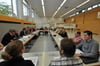  In der Schulturnhalle Mietingen tagte das Preisgericht zur Neugestaltung von Mietingens neuer Ortsmitte.