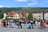  Der Tanz der Kinder- und Jugendtanzgruppe der Banater Schwaben beim Marktplatzfest.