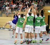  Die Handballer des TV Aixheim (grün) müssen sich am Sonntag letztmals in dieser Saison in einem Punktspiel strecken. Mit einem Heimsieg über den TSV Köngen würde der Aufsteiger die Saison auf dem fünften Platz beenden.