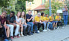 
 Auch Schülerinnen und Schüler aus der Jagsttalschule Westhausen und der Sonnenbergschule Oberkochen haben an der öffentlichen Mittagspause teilgenommen.
