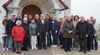  Gruppenfoto der Mesner des Dekanats Friedrichshafen vor der Georgskapelle mit Pfarrer Reinhard Hangst (Mitte), bevor sich nach einer feierlichen Maiandacht das gemütliche Beisammensein in der Schöre anschloss.