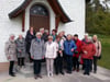 Die Gruppe hat in der Kapelle auf dem Risiberg gemeinsam gefeiert.