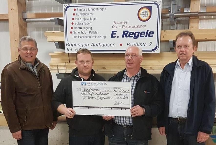 Kosten für Defibrillator sind fast gedeckt