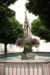 Der Brunnen vor der Dreifaltigkeitskirche ist 150 Jahr alt. Gefeiert wird am Sonntag, 9. September nach dem Gottesdienst