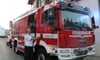  Roman Gürtler zeigt am Montag das neue Laichinger Feuerwehrfahrzeug.