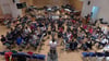  Das Stadtorchester Friedrichshafen probt in der Musikschule für „Literatur und Musik“ im GZH.