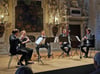 In Salem feiert das Canorus Bläserquintett sein zehnjähriges Bestehen: Maximilian Randlinger, Leonie Dessauer, Friedrich Müller, Hakan Isiklilar und Christoph Schneider (von links).