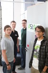 André Schwanhäuser, Stefan Kastner, Marius Kleinbach und Luca Kaiser (von links, im Uhrzeigersinn) gehören derzeit zum Allgemeinen Studierendenausschuss (Asta) in Tuttlingen.