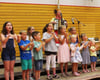  Beim Mitmachkonzert zu den Unterschneidheimer Festtagen ist auch der Kinderchor des Liederkranzes aufgetreten.