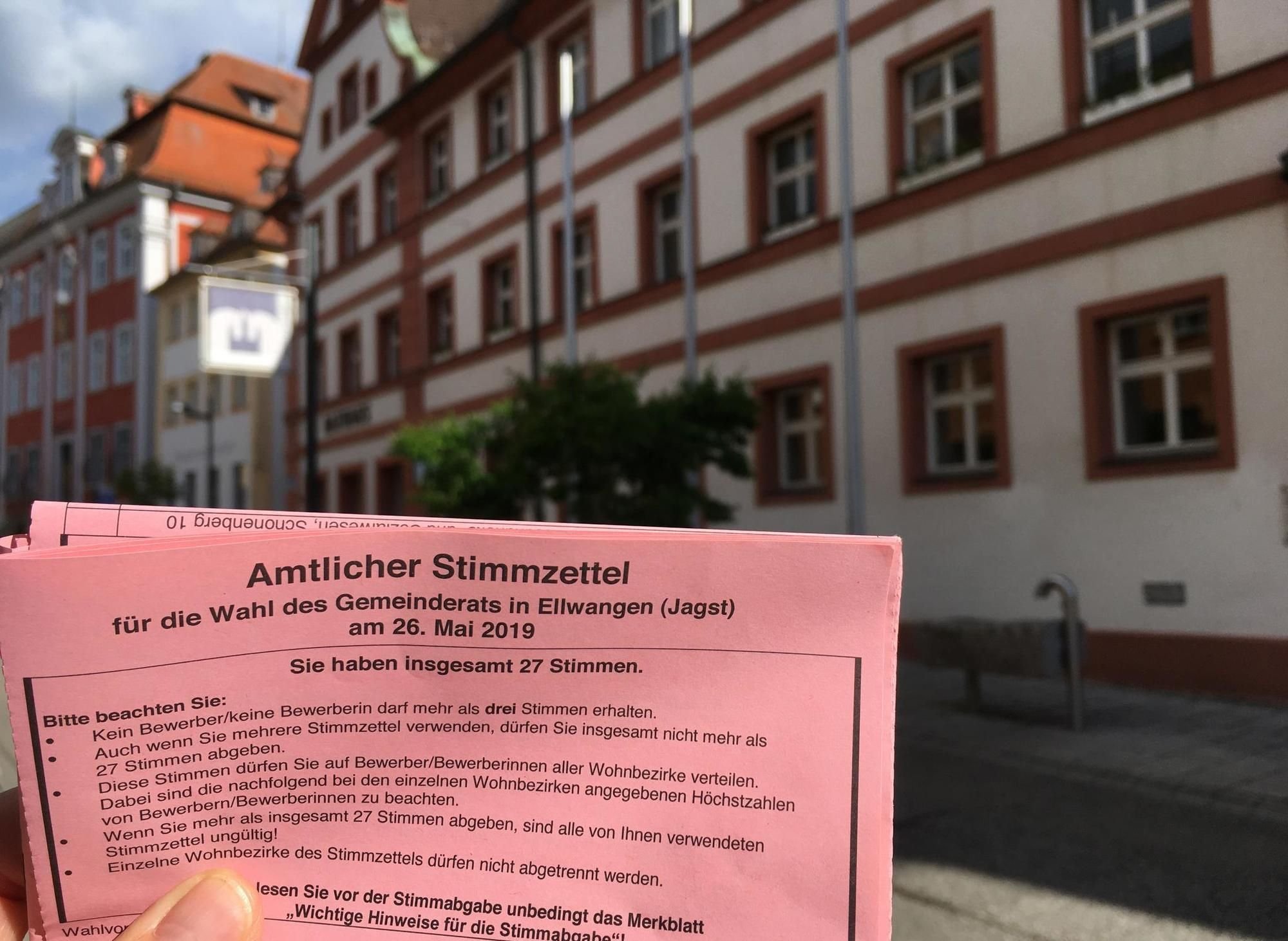 Ellwangen Kann Doch Wählen - Stimmzettel Sind Gültig