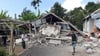 Insgesamt wurden mehr als 1000 Häuser beschädigt - viele davon auch komplett zerstört. «Unser Hauptaugenmerk ist jetzt, den Opfern zu helfen und Leben zu retten», sagte der Sprecher der nationalen Kat