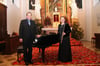  Christine Wetzel und Simon Föhr freuen sich über ein gelungenes Konzert in der Dettinger Kirche Mariä Himmelfahrt.
