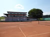 
Der Stolz der Abteilung: die vereinseigene Tennisanlage. 
