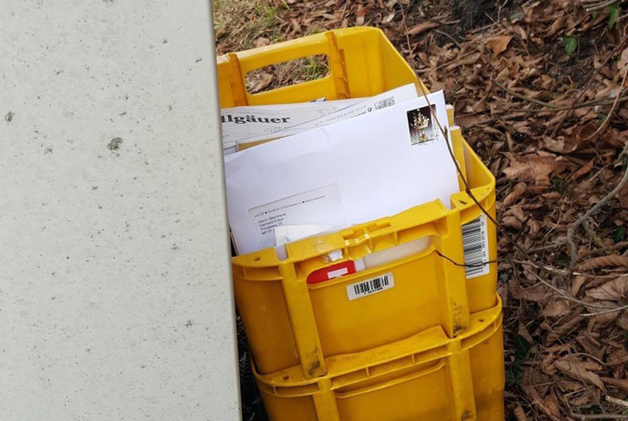 Probleme bei der Post: Briefe liegen draußen