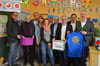  Freuen sich über das tolle Spendenergebnis aus der Aktion „Rotary läuft“ (von links): Kai Zücker (Rotary Club Wangen-Isny-Leutkirch), Jürgen Schmidt (Rotary Club Ravensburg-Weingarten), Walter Boenchendorf (Rotary Club Ravensburg), Ulrike Schrei