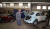 
Oldtimern galt Theo Werzs besondere Leidenschaft. Dieser VW Käfer, Baujahr 1972, war sein Abschlusswerk.
