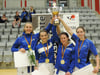 
Erfolgreiche Ravensburger: Johanna Kneer (links) wurde deutsche Meisterin im Karate, sowohl im Einzel als auch mit den KJC-Kolleginnen Diana Bukina, Anna Waurick und Jenny Warling (von links).
