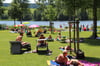 
Herrliches Sommerwetter lockte am Wochenende zahlreiche Besucher ins Naturbad am Badsee.
