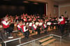 Stücke zeitgenössischer Komponisten trug die Gemeindemusikkapelle Immendingen bei ihrem Konzert in der Donauhalle vor. Die Leitung des Blasorchesters hat Dirigent Antal Fenyvesi.