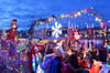 
Die vorweihnachtliche Attraktion in Ailingen: Das „Bling-bling-Haus“

