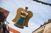 Schieflage: der Rauschgoldengel „Bärbel“ am Zugang zum Nürnberger Christkindlesmarkt. „Das Christentum ist weitgehend zur Folklore verkümmert“, diagnsotiziert Michael Wolffsohn. 