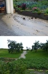 Am Gartenweg in Rupertshofen hat es bereits 2012 Überschwemmungen gegeben. Die Gemeinde will hier auf Ratschlag der Ingenieure allerdings nicht tätig werden.
