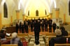 
Cantabile singt sein zweites Konzert in der Kirche St. Pierre et Paul in Lamalou les Bains.
