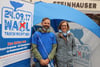 
Hubert Moosmayer und Karin Ott haben auf dem Wochenmarkt in Biberach für das Wahlrecht geworben.
