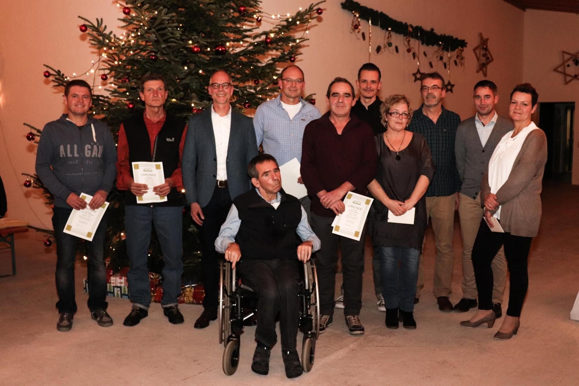 Firma Beckmann ehrt elf Mitarbeiter