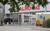  Haupteingang des Alno-Stammwerks in Pfullendorf: Der traditionsreiche Küchenbauer steht vor dem Abgrund – seit Monaten kann das Unternehmen keine fehlerfreien Produkte mehr ausliefern.
