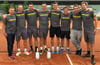 
Die erfolgreichen Tennisspieler des TC Weingarten (von links): Sven Hottenroth, Philip Seifferer, Benjamin Seifferer, Lennart Lohrmann, Marcus Fackler, Jannik Holzer, Timo Schüle und Holger Bock.

