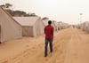 Libysche Flüchtlinge in Flüchtlingslager in Tunesien