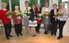 Seit 30 Jahren helfen Frauen Frauen in Not: Anneliese Spangehl, Theresia Schmied, Daniele Kraft, Claudia Donné, Hannelore Pontes, Andrea Pietsch, Leni Niedermeier und Helga Hasenritter (von links).