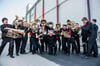 Voll auf die Ohren: Die Musiker von Lake Brass bringen Hornklänge in das Salemer Münster.