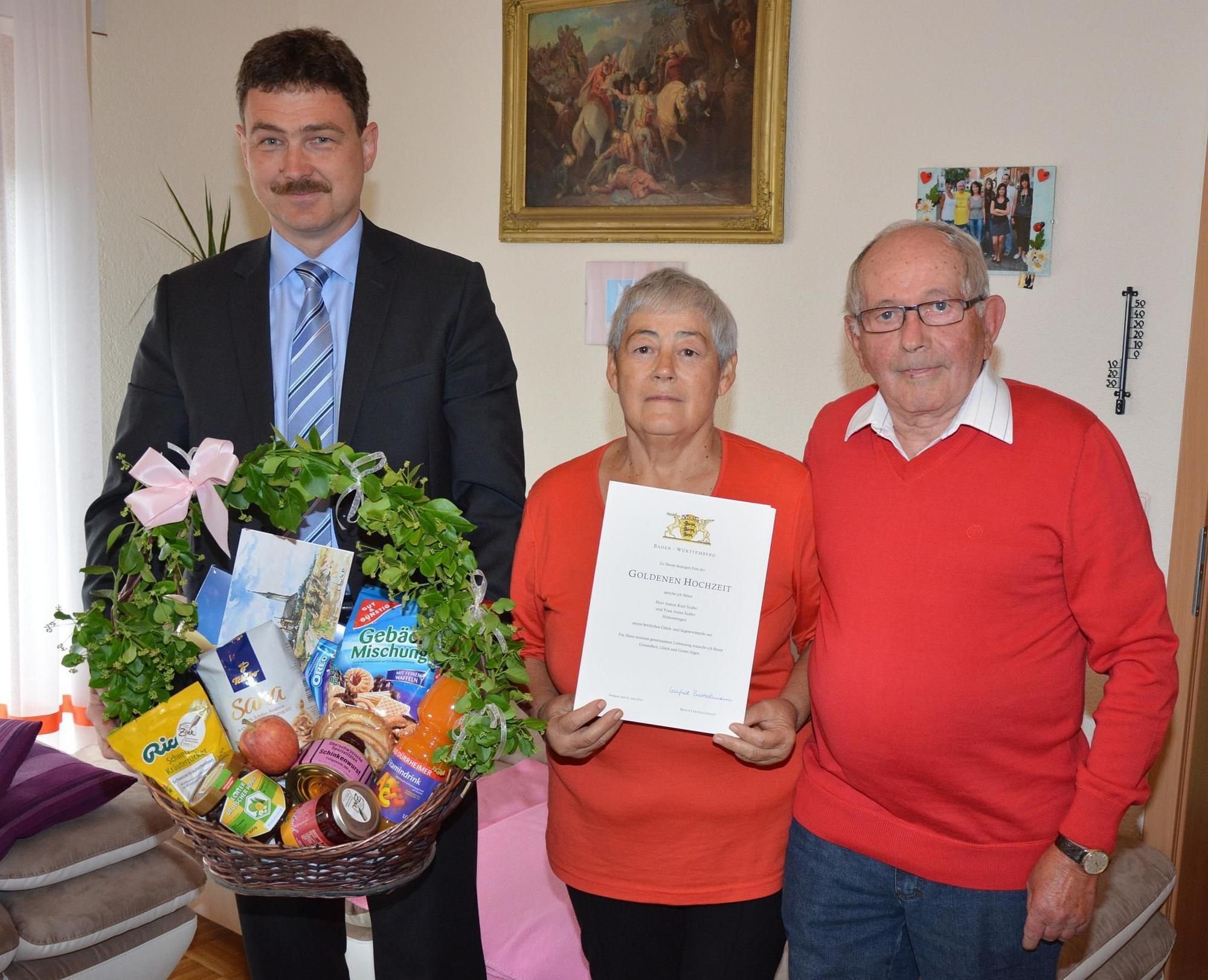 In Hohentengen fühlen sich die beiden wohl