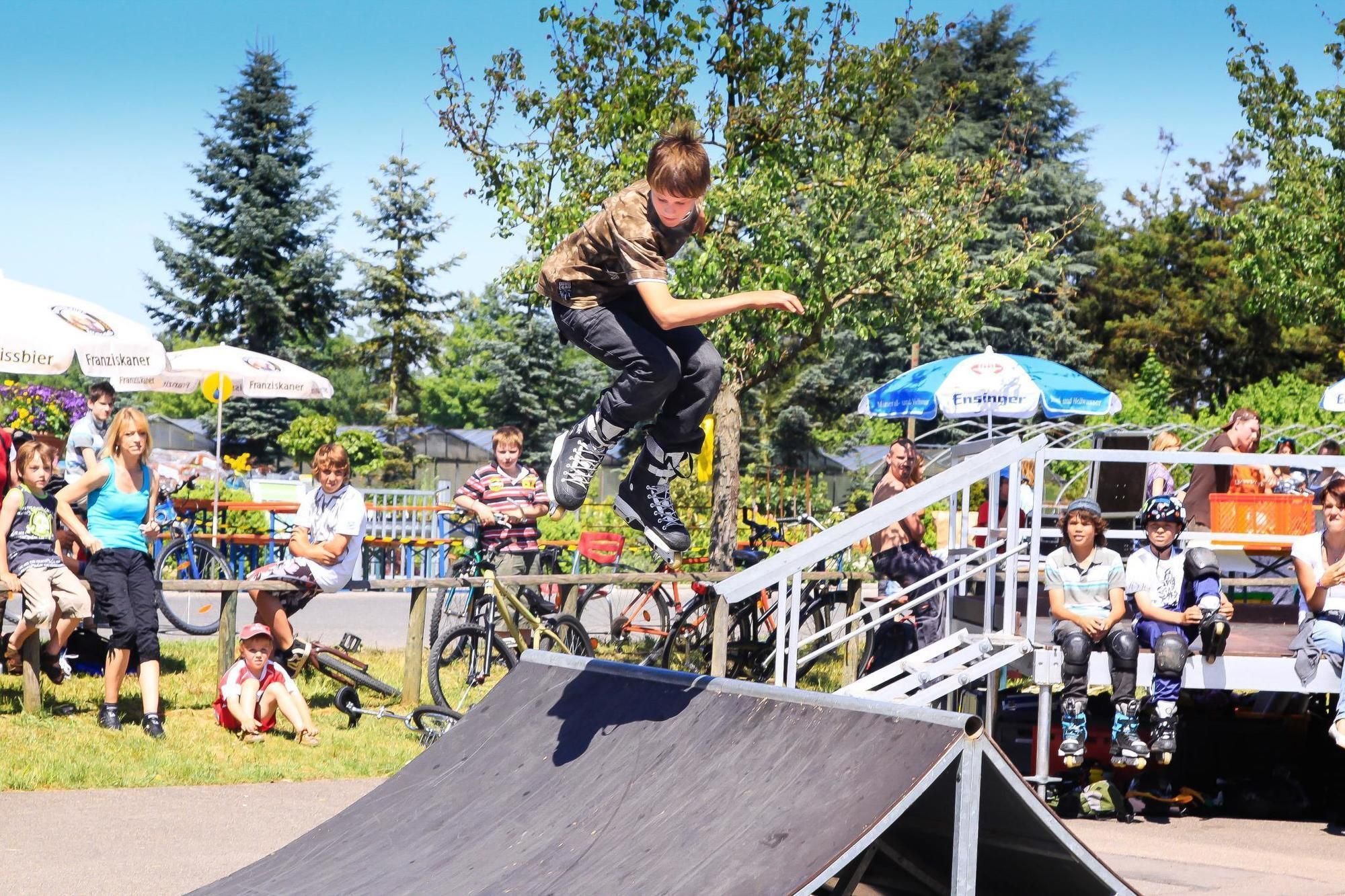 Skate- Und Bike-Park Am Auffangparkplatz Wird Saniert