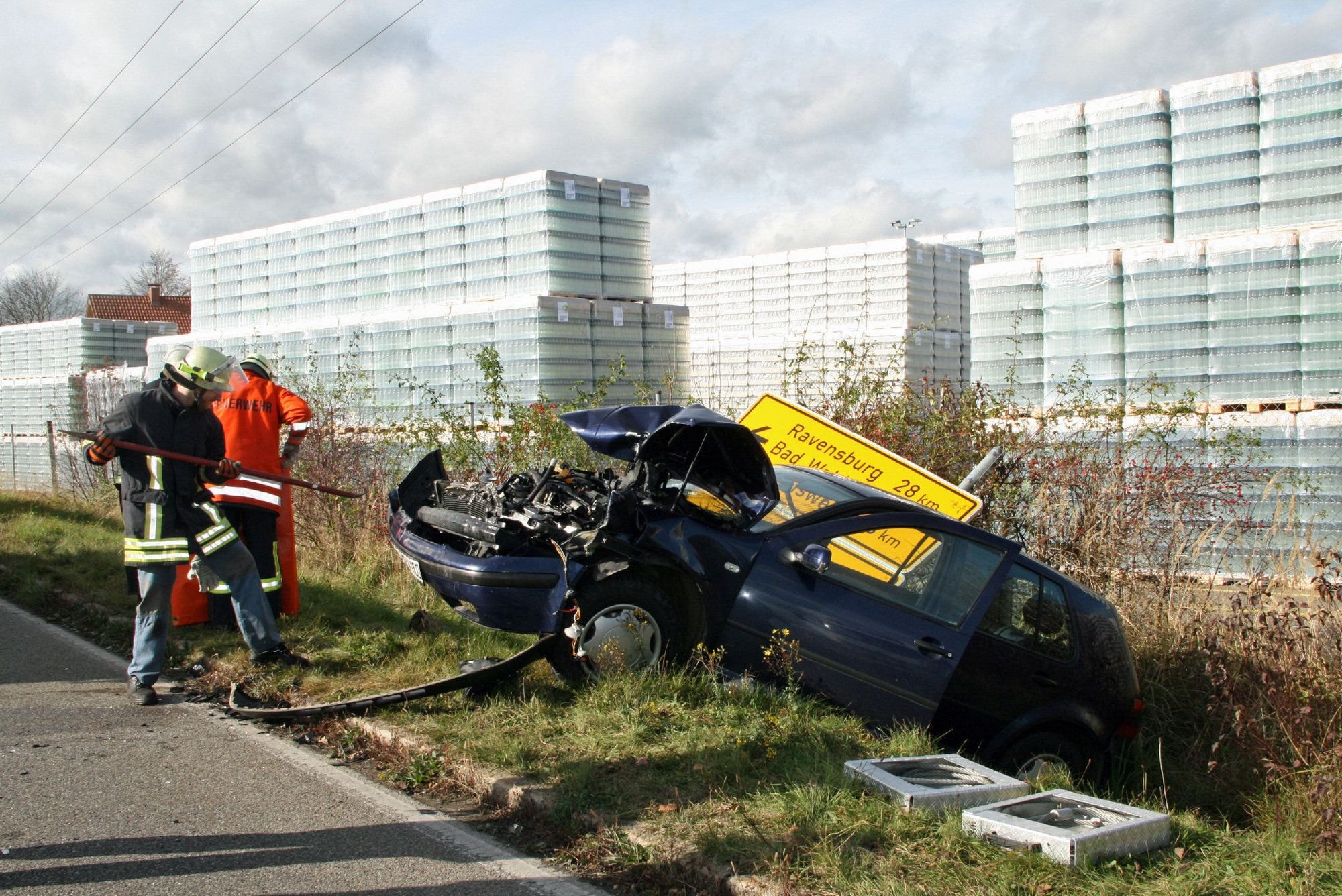 Auto Prallt Frontal In Traktor