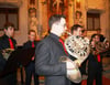 
18 Jungmusiker aus der Bodenseeregion, aus Australien und Belgien erfüllen als Lake Brass am Samstagabend die Schlosskirche mit Klangleben..
