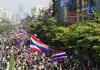 Vor der Massendemonstration gegen die Regierung in Bangkok: Demonstranten wollen wichtige Straßen und Kreuzungen sperren und Politiker in ihren Häusern festsetzen.