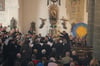 
Gemeinsam musizieren der Kirchenchor und die Stadtkapelle beim Gottesdienst am Ostersonntag in der Pfarrkirche in Markdorf.
