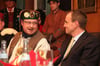 
Närrische Tage stehen bevor: ANR-Präsident Augustin Reichle (links) und Oberbürgermeister Markus Ewald bei der Pressekonferenz zum Ringtreffen in Weingarten. 
