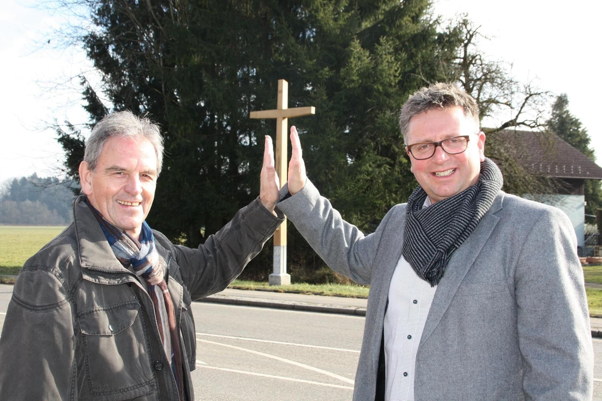 Neues Wegekreuz ziert Hiltensweiler